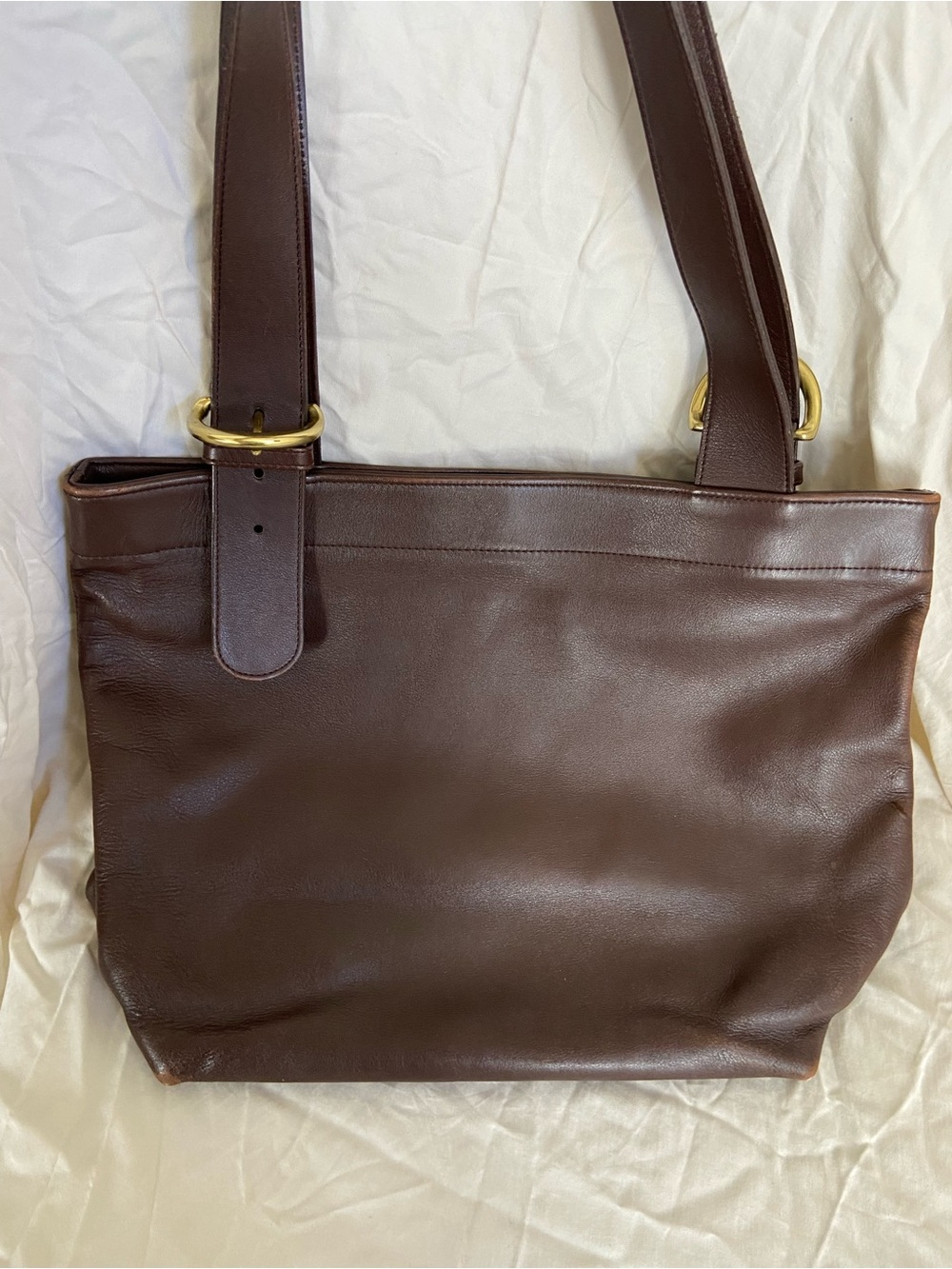 Vintage Coach Lafayette 4140 Brown Leather Shoulder Bag Excellent Condition - Picture 2 of 11